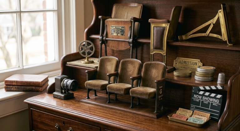 Vintage Cinema Seats available to hire or buy