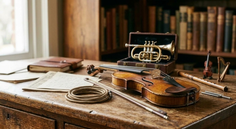 Vintage Musical Instruments available to hire or buy